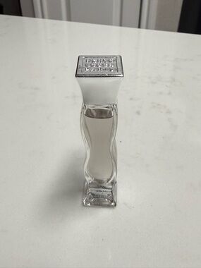 Herve Leger Clear Glass Bottle with Silver Cap